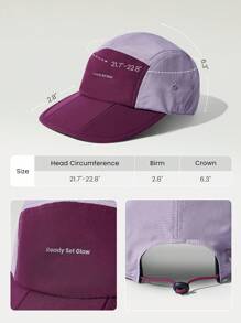 GLOWMODE Ready Set Glow Lightweight Quick Dry Waterproof Adjustable Foldable Active Hat Cap Gym Workout Hike Beach Pool Holiday Vacation Getaway Daily Active Wear