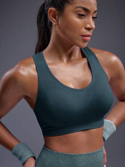 Powerista 女士纯色简约舒适运动文胸