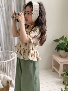 Dazy Kids 2pcs/Set Young Girls Autumn Clothing Set - Green - View 5