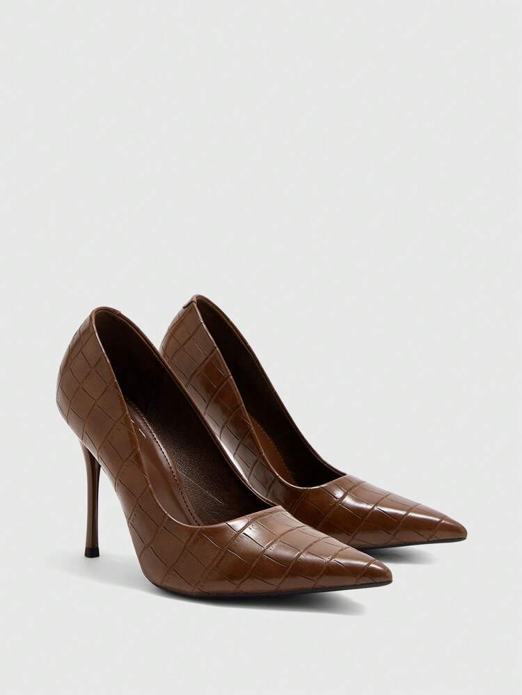 CUCCOO SZL Women's Fashionable Elegant Pointed Toe High Heels For Christmas Spring Shoes