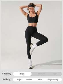 GLOWMODE Lift Off Smoothing Lightweight Soft Push-Up Gel Strip Bra Yoga Pilates Studio Daily Casual Wear