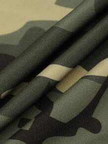 Claim Dot Men's Bib Pants, Camouflage Cargo Bib Overalls, Unisex Summer American Brand Outdoor Loose Large Pockets Overalls, Fall - Army Green - View 6