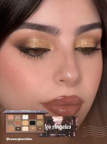 SHEGLAM MatinéE In L.A. 15色眼影盤 品牌 美容 化妝 化妝品 適合女性與女孩 完美搭配冬季 Y2K 時尚 流行 生日禮物 假期 派對準備就緒 最佳顏色