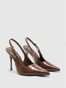 CUCCOO BIZCHIC Women's Elegant Pointed Toe High Heel Slip-On Pumps