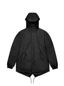 Rains Women's Shell Jackets Insulated Waterproof Quick-Dry Weekend Commuting Outdoor 18010-01 - Black - View 2