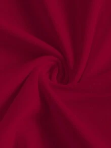 SHEIN Essnce Casual Solid Color Versatile Spaghetti Strap Long Sleeve Women T-Shirt, Spring/Summer