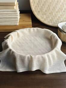 1pc 30*30cm/50*5cm/60*60cm/70*70cm/80*80cm/90*90cm/100*100cm/120*120cm/150*150cm Food Steamer Liner, Food Steamer Liner, Steamer Cloth, Non-Stick Round Steamer Liner, Steamed Dumplings/Bread/Steamed Buns/Rice, Food Filter Cloth, Household Kitchen Supplies, Baking Supplies