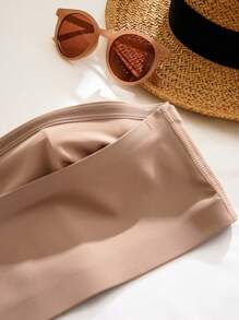 SHEIN 2 chiếc áo ngực Bandeau thoải mái, giản dị, khóa trước cho nữ, cỡ nhỏ - Nhiều màu - Xem 7