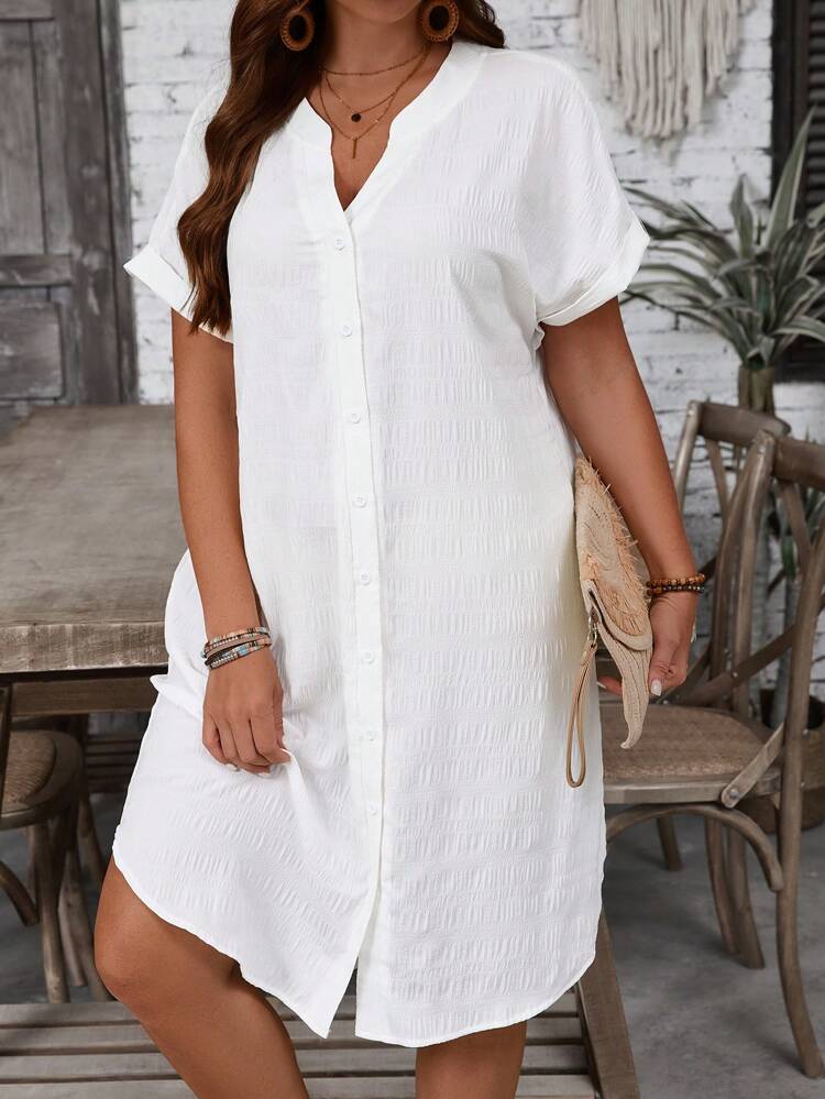 -Gifts-For-Mother Plus Size Women Country Casual White Short Sleeve Vacation Dress, Gifts For  Mother,Summer Holiday,Vacation Outfits Women,Simple And Fashionable For  Everyday Wear,Vacay Vibes,Springbreak,Casual Wear SS,Bohemia,Sundress,Summer  Dresses For Women｜Emery Rose