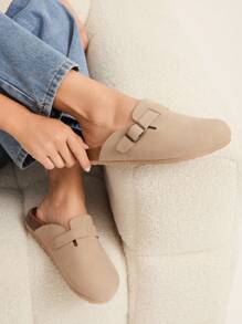 Solezae Women's Casual Mule Flats Slip-On Sandals Summer Shoes Spring Shoes Spring Break Easter Mother's Day Present