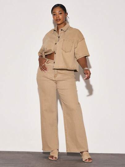 MUSERA Jeans acampanados ajustados de talla grande, casuales, de primavera, lindos, geniales, casuales, de verano e invierno