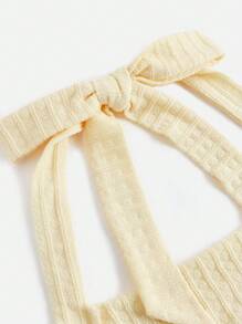 Tween Girls Casual Everyday Cute Solid Color Knit Halter Vest