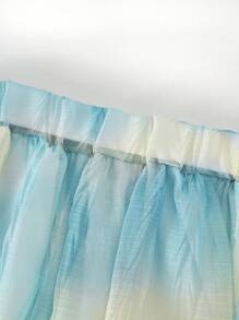 2 件套女婴夏季韩版甜美套装，幼儿女孩新款时尚吊带上衣和短裤 - 彩色 - 查看 5