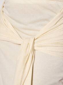 MUSERA Plus Size Tie Detail Maxi Skirt Casual, Spring, Cute, Cool Girl, Casual, Summer