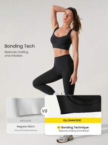 GLOWMODE Lift Off Smoothing Lightweight Soft Push-Up Gel Strip Bra Yoga Pilates Studio Daily Casual Wear