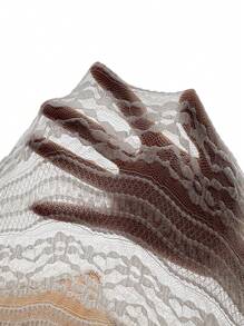 MaterniChic Maternity Lace Scoop Neck Side Split Hem Elegant Dress Baby Shower Maternity Dress Birthday Dresses For Maternity White Dress - White - View 4