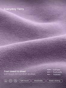 GLOWMODE Sanfte, hautfreundliche, verwaschen Crop Off-Shoulder Rippensaum Manschetten Sweatshirt, Alltags Lässig Kleidung