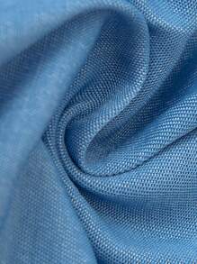 Blossori Young Girls' Country Style Blue Multilayer Ruffle Hem Midi Skirt - Blue - View 8