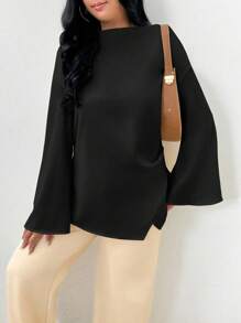 INAWLY Women's Elegant Middle-Eastern Style Casual Commuter Shirt