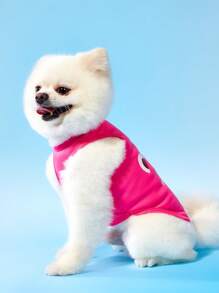 PETSIN Set de 2 piezas Chaleco sin mangas con estampado de oso de dibujos animados transpirable y refrescante para mascotas, gatos y perros - Multicolor - Ver 7