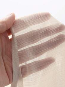 Dazy Plus Plus Size Crew Neck Sheer Batwing Sleeve Asymmetrical Hem Elegant Sheer Top,Crop Tops Women