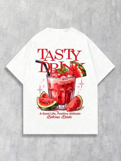 Street Life 1 Stück Herren T-Shirt mit Rundhalsausschnitt und Kurzarm, modisch für den Sommer