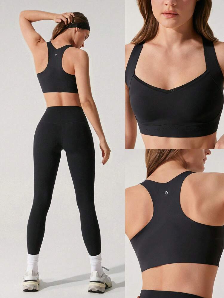 Sujetador lift off suavizante, ligero y suave con tiras de gel push-up, para yoga, pilates, estudio y uso diario casual