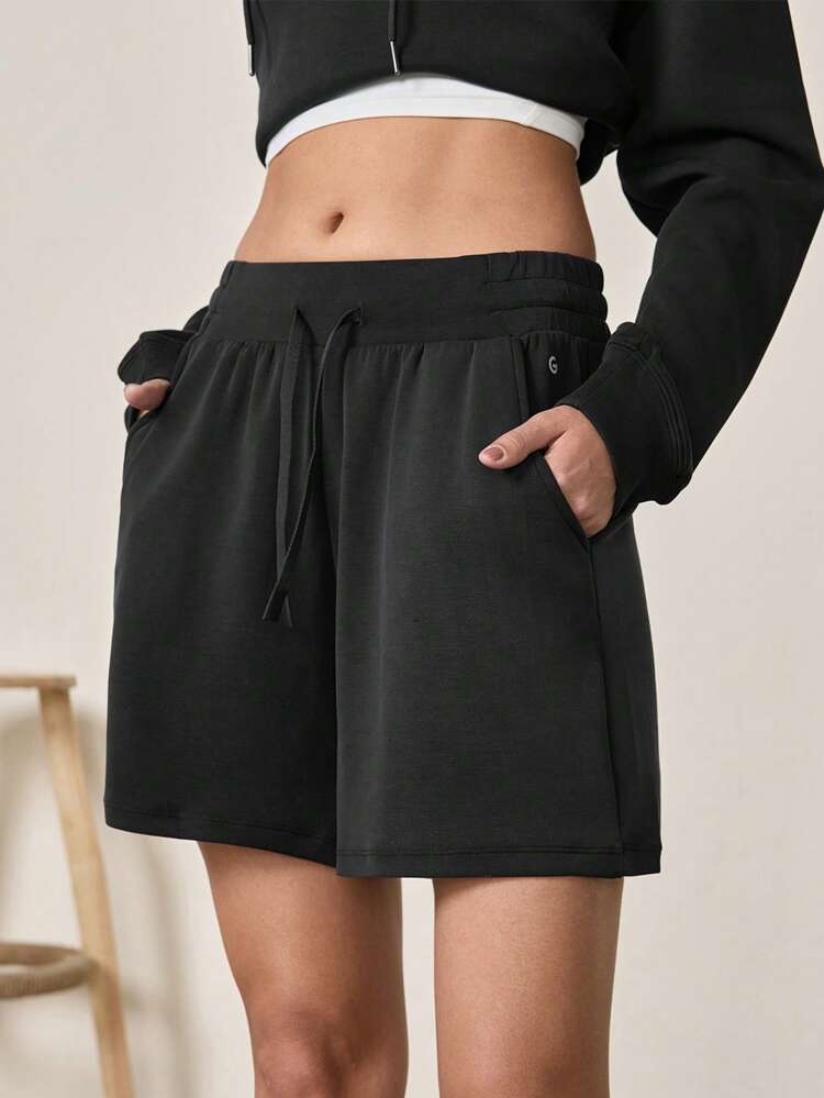 SoftCalm Modal Bermuda Adjustable Pocket Shorts Daily Casual Lounging