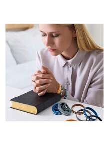 Pulsera con versículo bíblico - Pulsera de silicona a granel con Jesús - Pulsera cristiana linda con correa colorida - Cómoda y ligera - Regalo religioso perfecto para hombres y mujeres