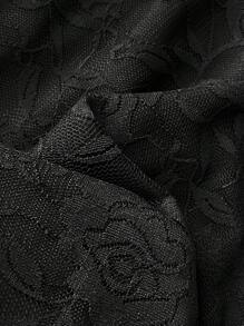 Sweetra French Sweet Style Ruffles Pink Lace Mini Dress,Unique Design For Celebrities, Summer - Black - View 6