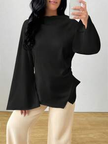 INAWLY Women's Elegant Middle-Eastern Style Casual Commuter Shirt