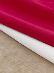 Manfinity VCAY Men's Rose Printed Short Sleeve T-Shirt And Solid Color Drawstring Waist Shorts Casual Two Piece Set, Going Out, Fashion - Multicolor - View 3