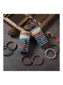 Pulsera con versículo bíblico - Pulsera de silicona a granel con Jesús - Pulsera cristiana linda con correa colorida - Cómoda y ligera - Regalo religioso perfecto para hombres y mujeres