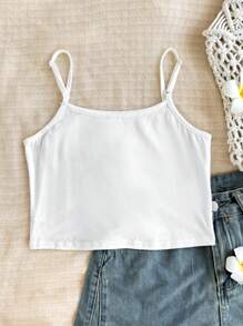 Tween Girls' Casual Fashionable Tropical Print Camisole - Pink - View 2