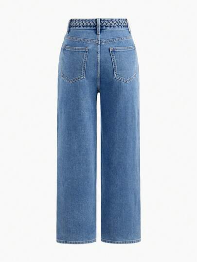 MOTF PREMIUM Denim MOM FIT COM BOLSO INCLINADO