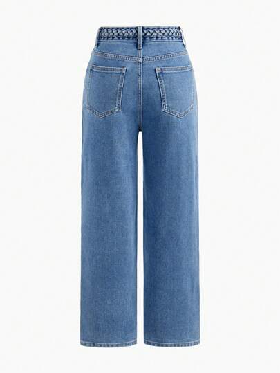MOTF PREMIUM Denim MOM FIT COM BOLSO INCLINADO