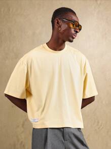 SUMWON Oversized Santa Cruz California Lobster Graphic Summer Beach Tee Retro Surf Style Street Fashion Short Sleeve Cropped T-Shirt