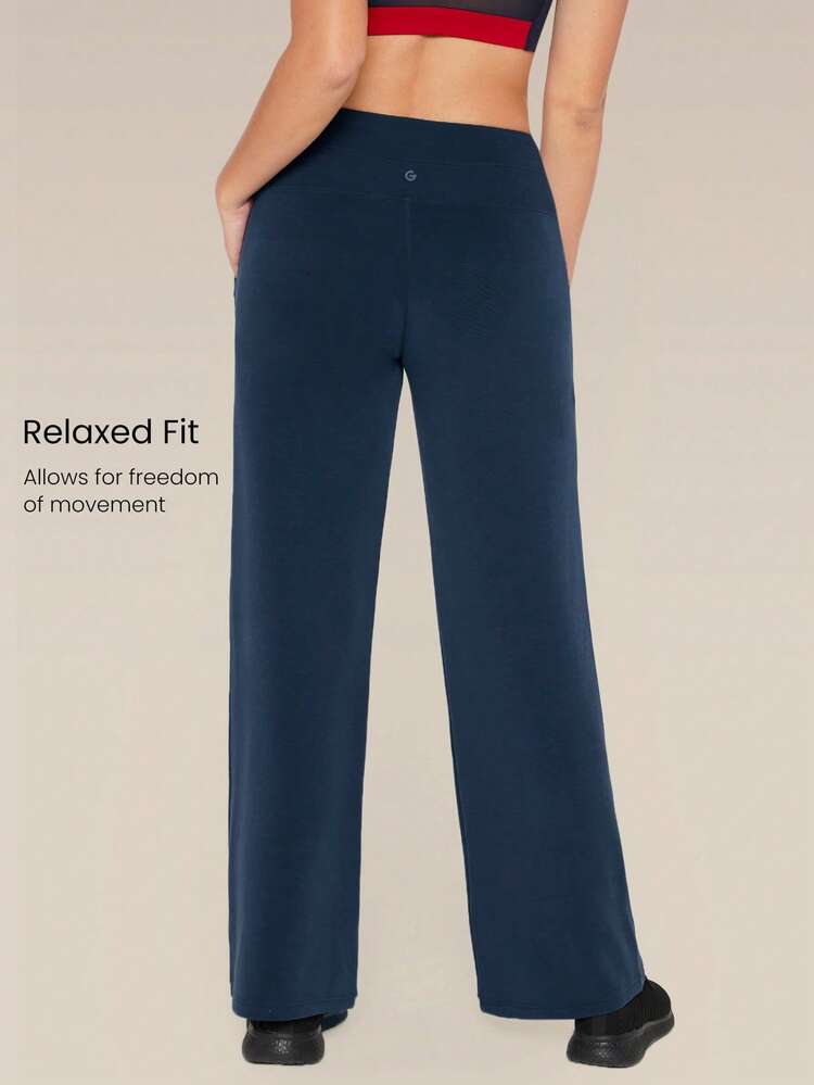 Pantalones De Estar Cómodos Relajados De Modal Con Tacto De Seda