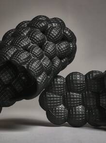 SHUZIA Women's Ultra Light Bubble Anti Slip Fashion Slip On Slippers - Black - View 4