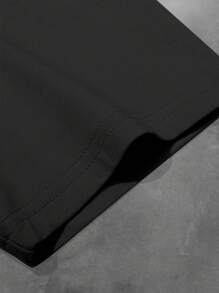 PAVTROS Manfinity Streetrush Men's Letter Print Round Neck Short Sleeve Casual T-Shirt, Summer Racing Shirts Men S Streetwear Shirts Racing T Shirt