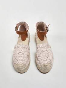 Solezae Women's Wedge Heel & Thick Sole Shoes Summer Shoes Spring Shoes Spring Break Easter Mother's Day Present For Christmas Valentine's Day - Beige - View 5