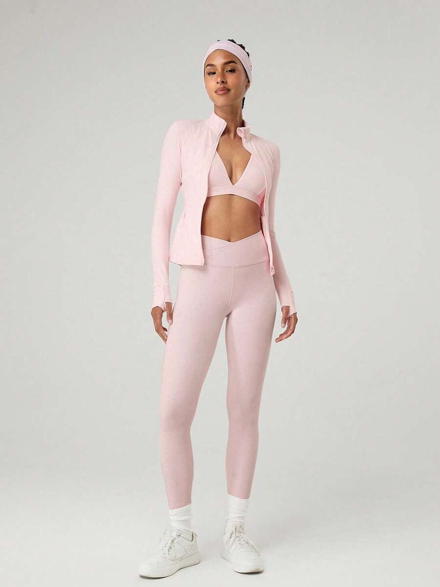 GLOWMODE 女士运动夹克 - 淺粉色 - 查看 1