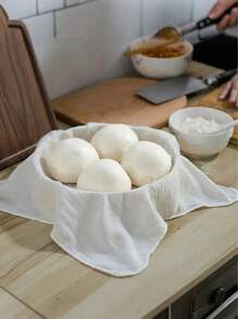 1pc 30*30cm/50*5cm/60*60cm/70*70cm/80*80cm/90*90cm/100*100cm/120*120cm/150*150cm Food Steamer Liner, Food Steamer Liner, Steamer Cloth, Non-Stick Round Steamer Liner, Steamed Dumplings/Bread/Steamed Buns/Rice, Food Filter Cloth, Household Kitchen Supplies, Baking Supplies
