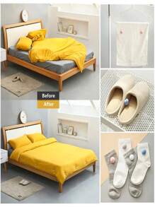 Quilt Holder Duvet Cover Anti Slip Buckle Bed Sheet Non Slip Needle Free Safe Invisible And Secure, No Need Sewing Tools
