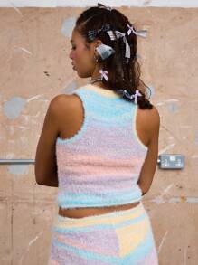 COUREZ 针织背心/女士夏季穿搭 夏季上衣 Y3K Y2K 复古风