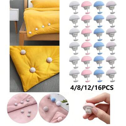 Quilt Holder Duvet Cover Anti Slip Buckle Bed Sheet Non Slip Needle Free Invisible And Secure, No Need Sewing Tools