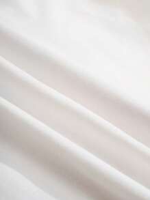 Astro Boy X SHEIN 青少年男孩卡通人物图案白色休闲百搭短袖 T 恤