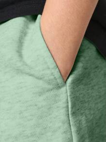 SUMWON 2 paquetes de shorts deportivos con cordón para correr, baloncesto, uso casual, deportivo, gimnasio, estar en casa, actividades, trotar, para jóvenes
