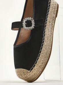 Solezae Pene pentru femei, cu fundul gros, cu vârf închis, de culoare neagră, potrivite pentru purtarea zilnică și în aer liber