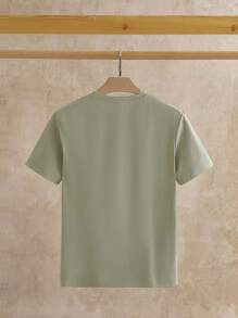 HIMLAND 3 件装休闲正面文字印花圆领短袖 T 恤，夏季 - 彩色 - 查看 7